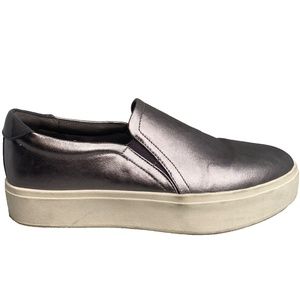 Dr. Scholl's Kinney Womens Size 9M  Original Collection Pewter Silver Metallic